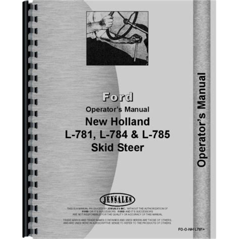 free new holland skid steer shop manual|new holland l781 manual.